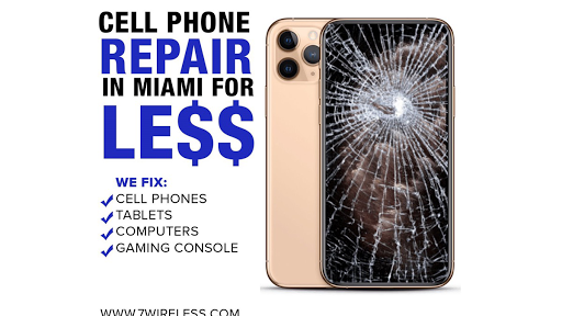 Cell Phone Store «7 Wireless Inc», reviews and photos, 4605 NW 7th St, Miami, FL 33126, USA