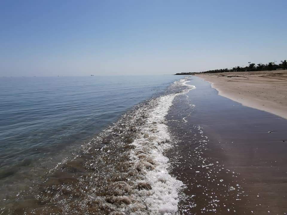 Valokuva Qidfa Beachista. puhtaustasolla korkea
