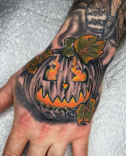 Find sun moon tattoo ideas for your next unique tattoo in Lakeview at Backwoods Tattoo Studio