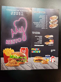 Restaurant My Resto à Salaise-sur-Sanne - menu / carte