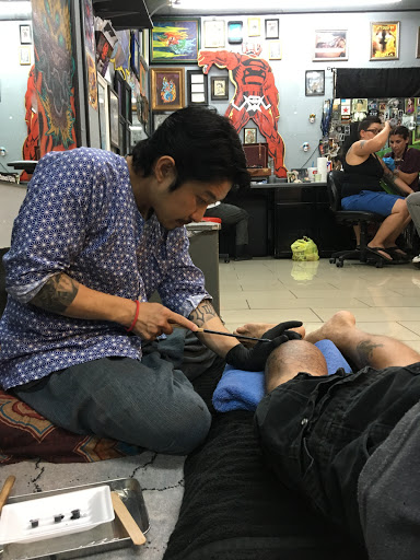 Explore design mac miller tattoo ideas, creative tattoo ideas in San Antonio, available at Adrenaline Tattoo & Body Piercing