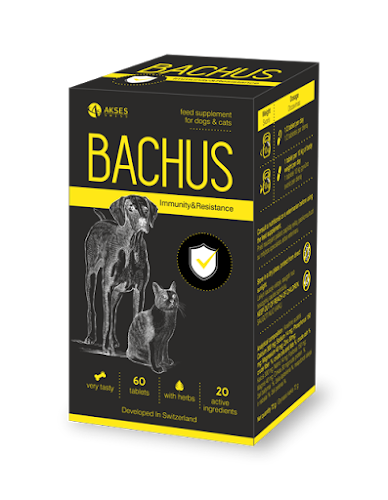 Бахус - хранителни добавки за кучета и котки/Bachus - feed supplements for dogs and cats - Бар