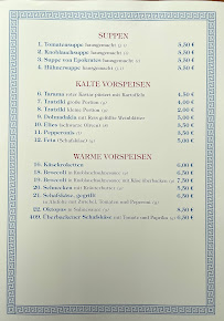 Menu / carte de Athena Griechische Spezialitäten à Ludwigslust