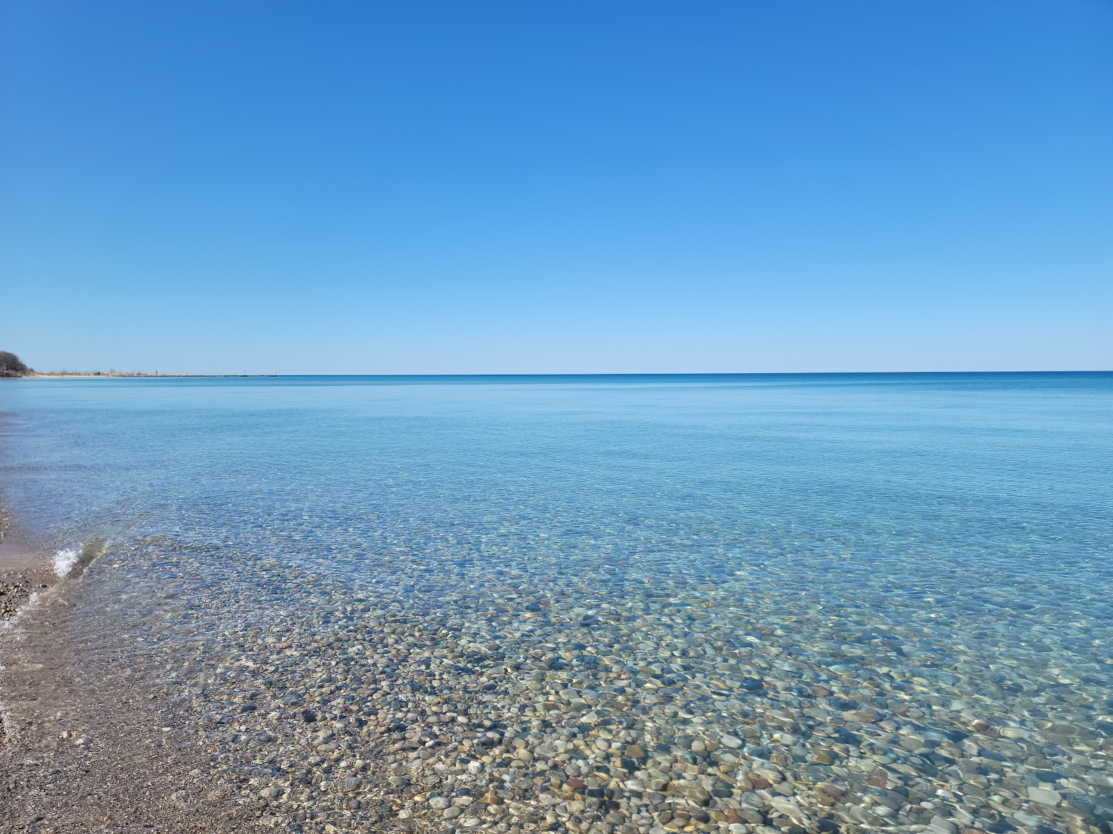 Foto de Arcadia Beach con agua cristalina superficie