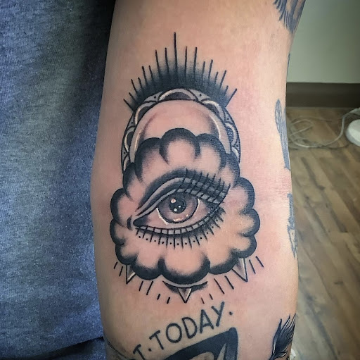 Explore deer hunting tattoo ideas, creative tattoo ideas in Madera, available at Sea Wolf Tattoo