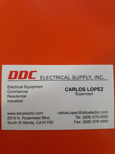 Electrical Supply Store «DDC Electric Supply Inc», reviews and photos, 2328 Rosemead Blvd, South El Monte, CA 91733, USA