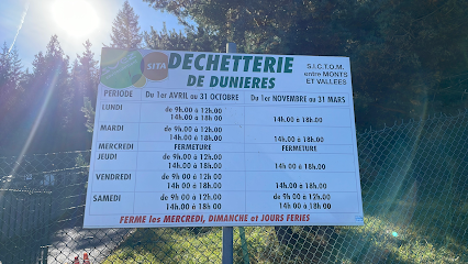 Déchetterie de Dunières