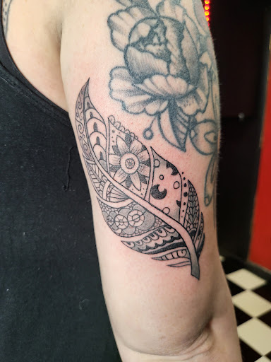 Explore inside finger tattoo ideas, creative tattoo ideas in Olney, available at Barons Ink