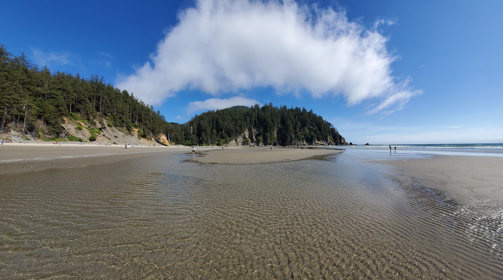 Foto von Short Sand Beach mit heller sand&kies Oberfläche