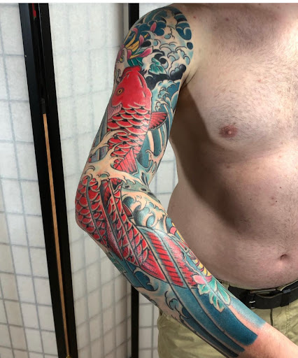 Explore time flies tattoo ideas, creative tattoo ideas in Georgetown, available at Iron Rite Tattoo South