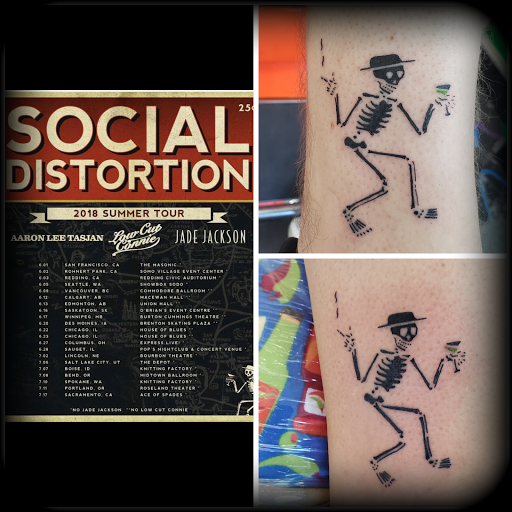 Explore moving tattoo ideas, creative tattoo ideas in Redding, available at Caddy Daddys