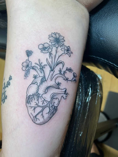 Explore juggalette tattoo ideas, creative tattoo ideas in Warwick, available at Alex Quinn Tattoos