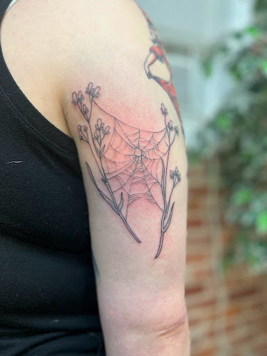 Explore womens shoulder tattoo ideas, creative tattoo ideas in Leola, available at Sweet Omens