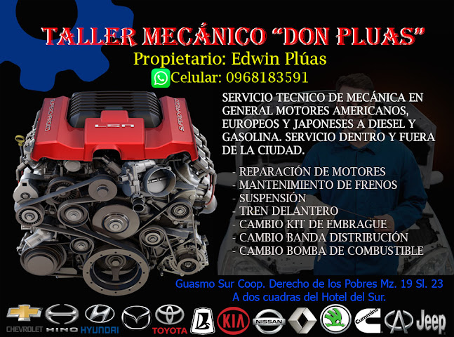 Opiniones de Taller Mecánico "Don Plúas" en Guayaquil - Taller de reparación de automóviles
