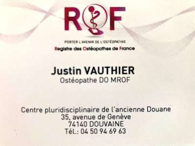 Vauthier Justin Ostéopathe Douvaine à Douvaine