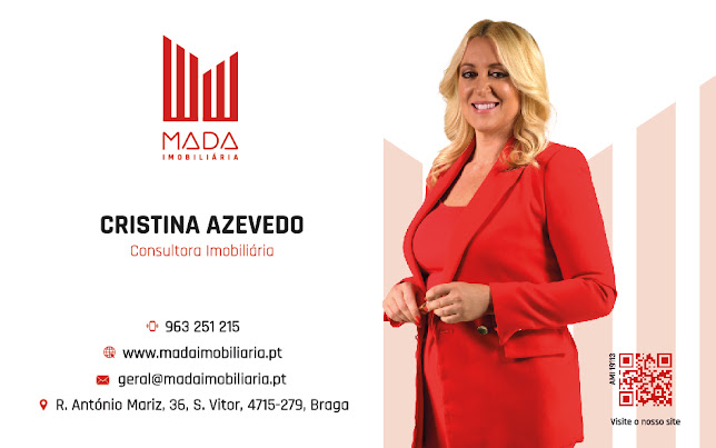 Avaliações doCristina Azevedo - MADA Imobiliária em Braga - Imobiliária