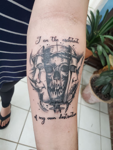 Explore small forearm tattoo ideas for guys, creative tattoo ideas in Greencastle, available at Castle City Tattoo, LLC