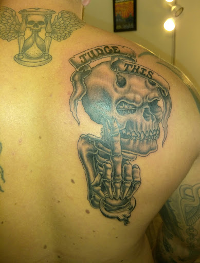 Explore ski mask tattoo ideas, creative tattoo ideas in Hebron, available at Explosive Ink Tattoo