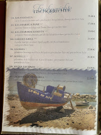 Menu du Zorbas à Krummhörn