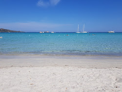 Foto von Lu Impostu Strand mit geräumige bucht