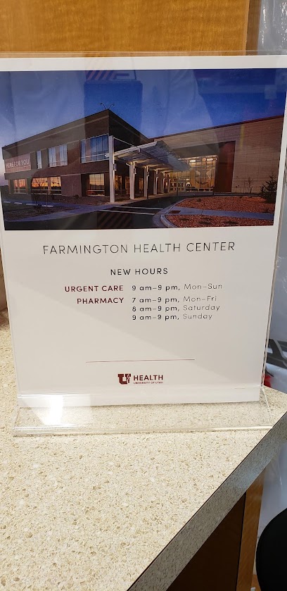 U of U Health Farmington Health Center Pharmacy