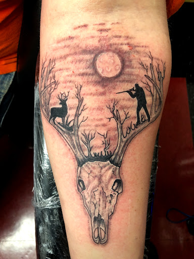 Explore god's soldier tattoo ideas, creative tattoo ideas in Charlottesville, available at Mystic Tattoo and Body Piercing