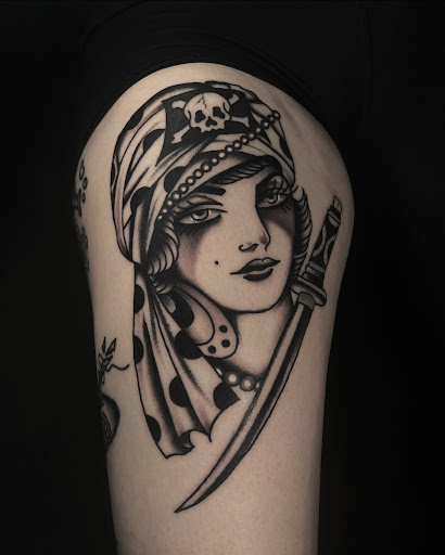 Explore ankle tattoo ideas for women, creative tattoo ideas in Johnson City, available at Gold Cross Tattoo Co.