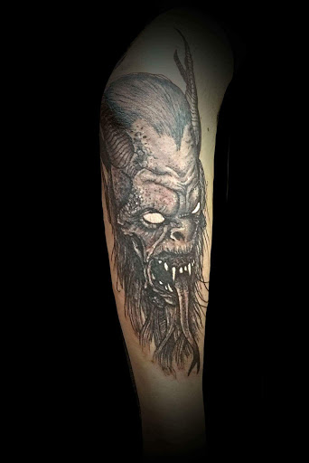 Explore da vinci tattoo ideas, creative tattoo ideas in Saint Petersburg, available at Buku Tattoo Studio