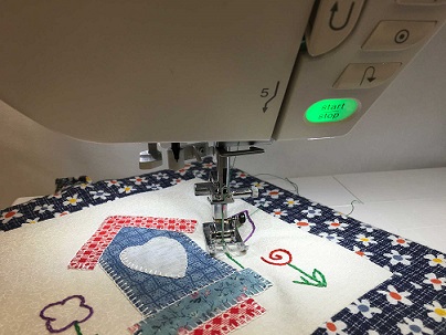 Machine embroidery Roma