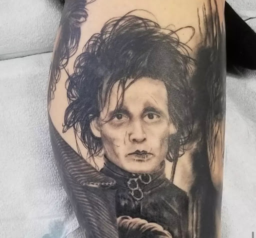 Explore fishing lure tattoo ideas, creative tattoo ideas in Huntington Beach, available at Mechanical Concept Tattoo