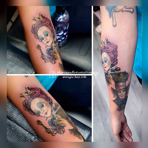 Explore marine corps tattoo ideas, creative tattoo ideas in Casper, available at Luna & Lotus Amethyst Ink Angie Kay