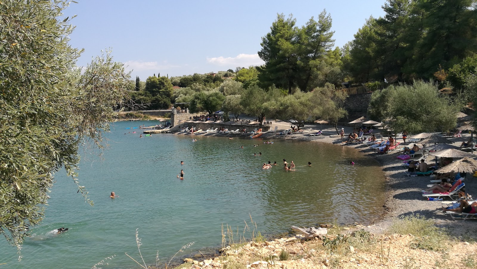 Monolithos Beach'in fotoğrafı çok temiz temizlik seviyesi ile