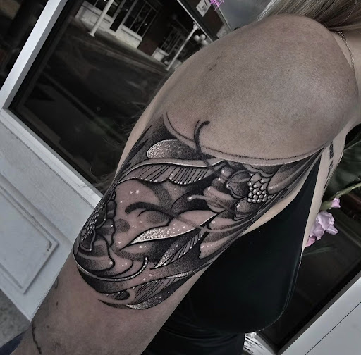 Explore name tattoo ideas for women, creative tattoo ideas in Valdosta, available at Acid Ink Tattoos