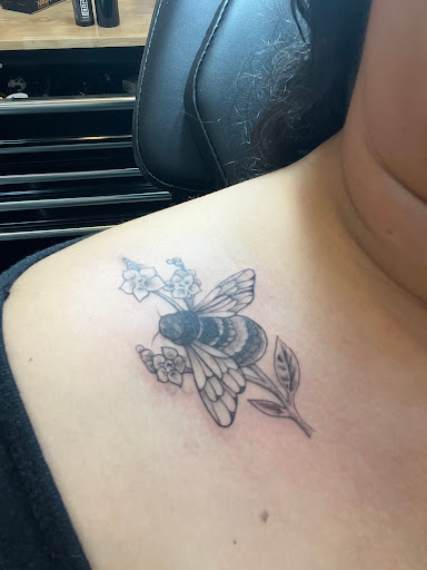 Explore goldendoodle tattoo ideas, creative tattoo ideas in Culver City, available at Alium Tattoo Studio