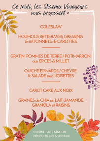 Restaurant Les Oiseaux Voyageurs à Montbazens (la carte)