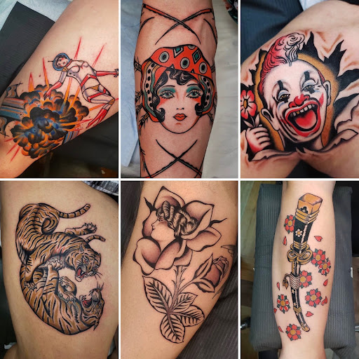 Explore random tattoo idea, creative tattoo ideas in Glenside, available at Iron Will Tattoo Club