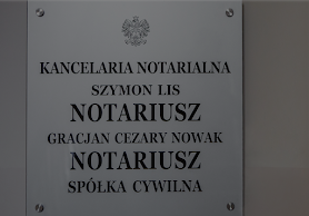 Kancelaria Notarialna Notariusz Szymon Lis i Notariusz Gracjan Cezary Nowak