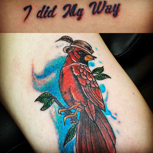 Explore simple leg tattoo ideas, creative tattoo ideas in Fort Oglethorpe, available at The Helm Tattoo & Piercing