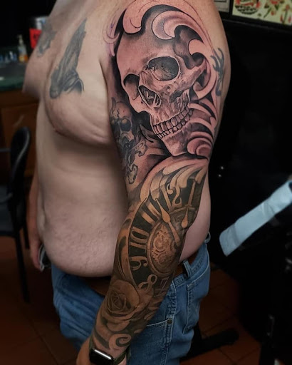 Explore tcb tattoo ideas, creative tattoo ideas in Orange Park, available at Big City Tattoo and Piercing