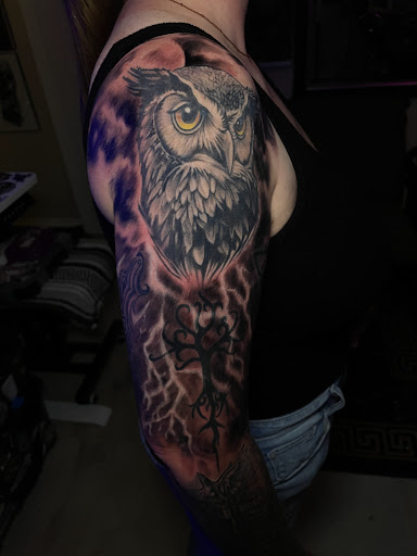 Explore capricorn sign tattoo ideas, creative tattoo ideas in Weatherford, available at Weatherford Tattoo Co.