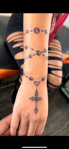 Explore batman logo tattoo ideas, creative tattoo ideas in Newport News, available at Cholo Ink Tattoo Studio