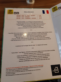 Hotel Restaurant Le Monarque à Blois menu