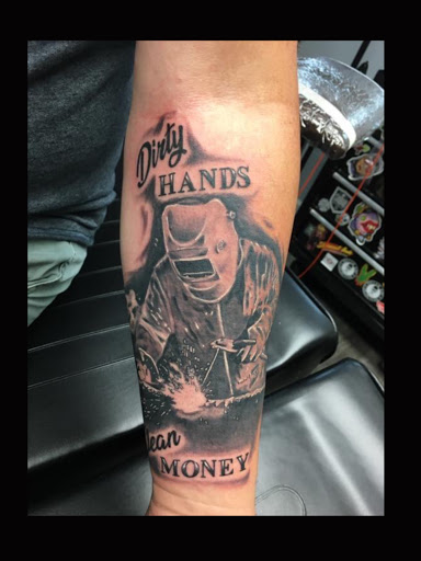 Explore cool christian tattoo ideas, creative tattoo ideas in Greenfield, available at Tattoos In Time Studio