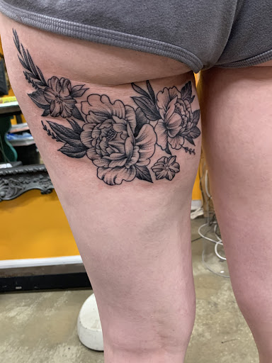 Explore dj tattoo ideas, creative tattoo ideas in Fresno, available at True Anchor Tattooing