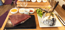 Sashimi du Restaurant L'Art'Doise - Cuisson sur pierre à Dole - n°13