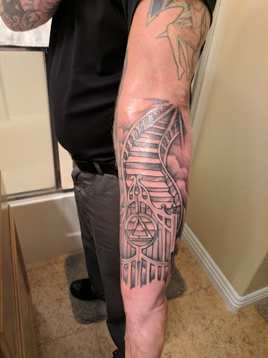 Explore home tattoo ideas, creative tattoo ideas in Orange, available at Leftys Tattoo