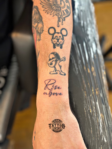 Explore wrench tattoo ideas, creative tattoo ideas in West Babylon, available at Bizzy Empire Tattoo