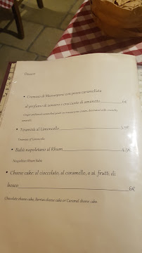 Restaurant italien Cantinando à Casamicciola Terme (le menu)
