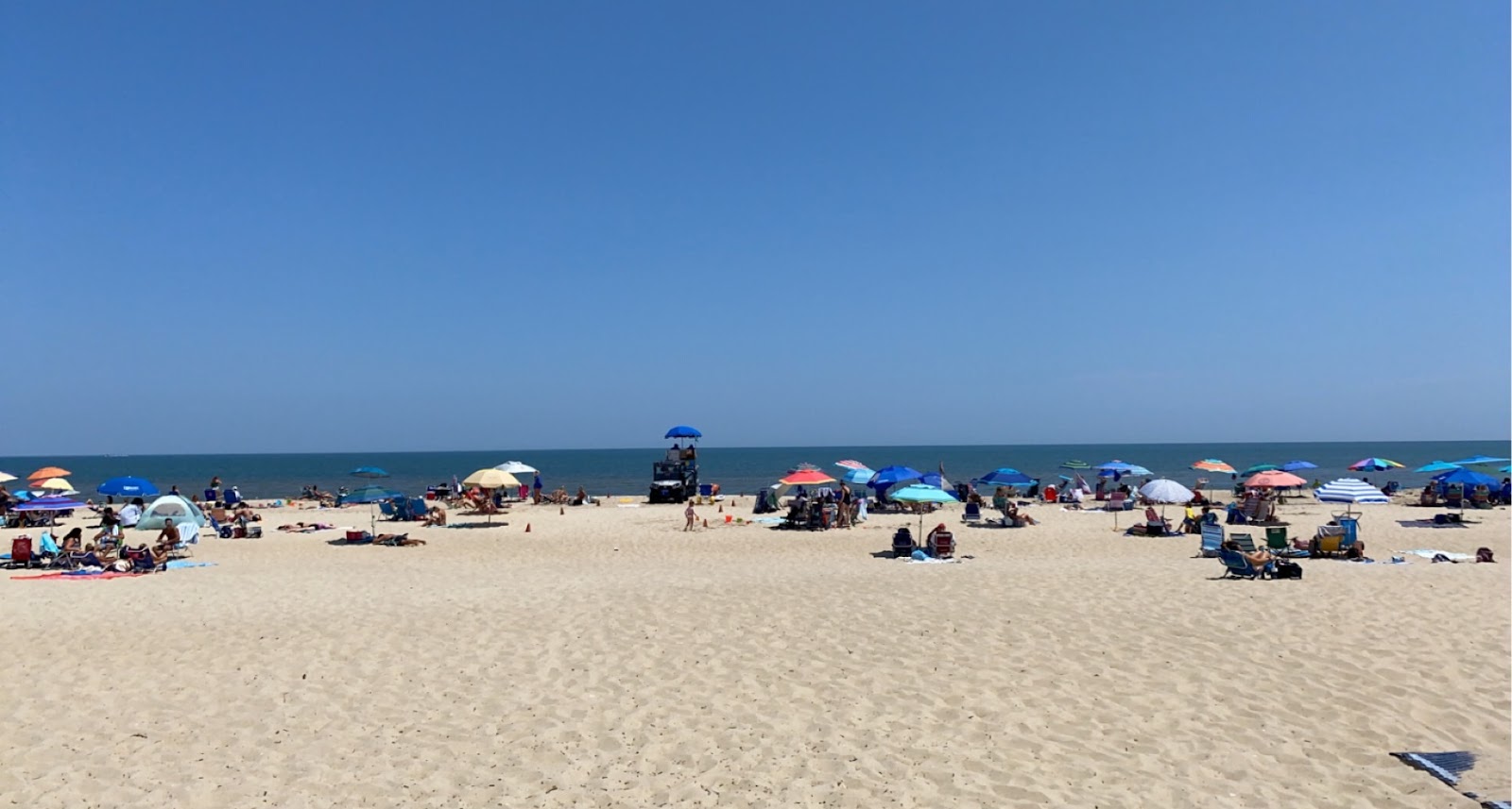 Foto av Towers Beach med lång rak strand