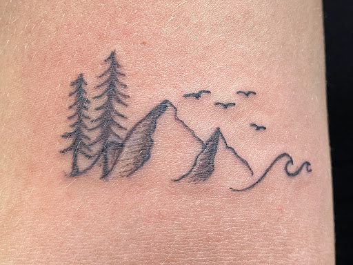 Explore tattoo initials ideas, creative tattoo ideas in North Bend, available at Quill & Ink Tattoo